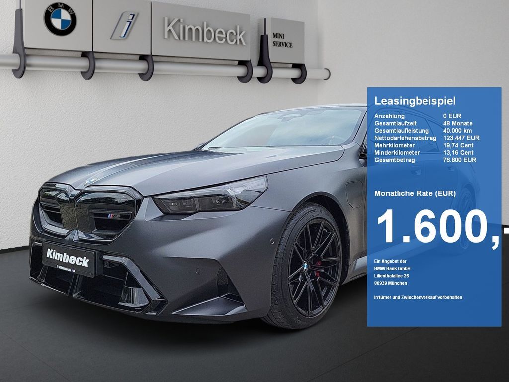 BMW M5 Touring INDIV FROZEN DEEP GREY Sitzbelüft 360 Leasing