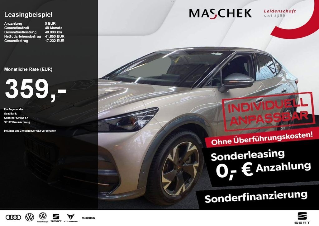 Cupra Tavascan Endurance Sonderleasing ohne zzgl Koste Leasing