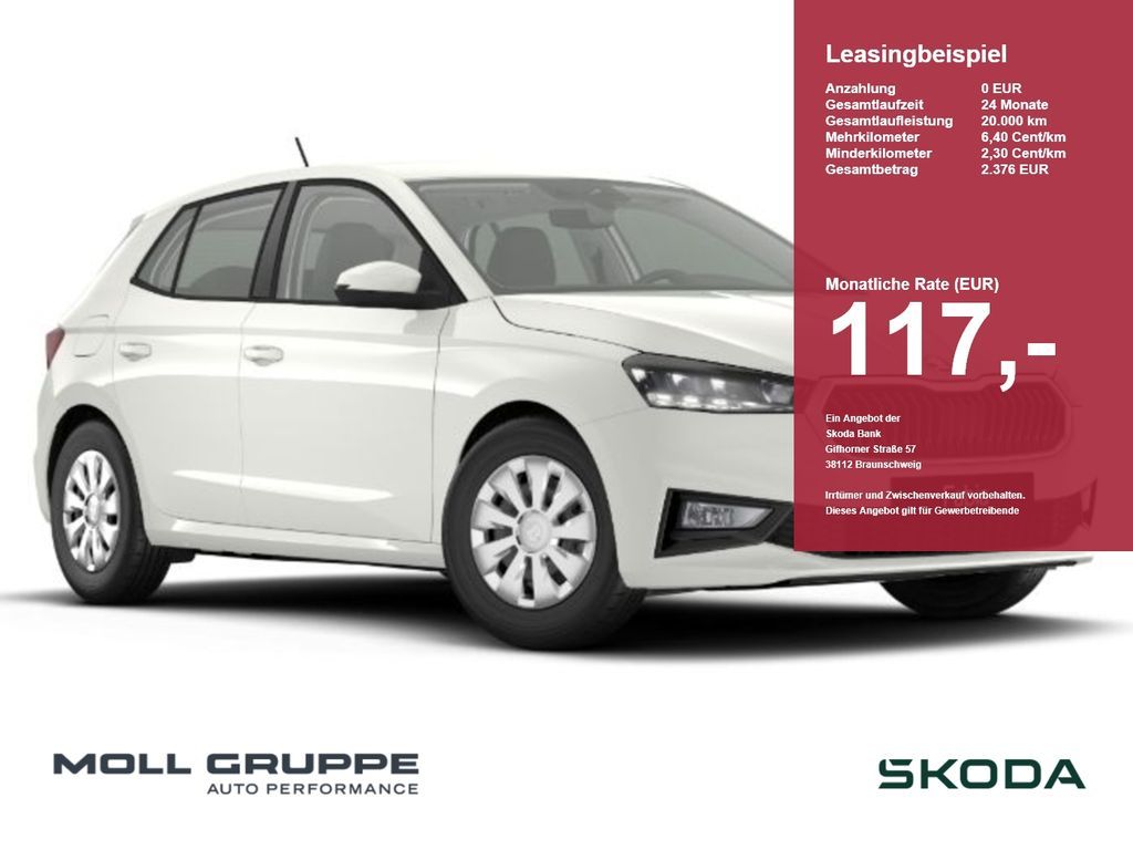 Skoda Fabia 1.0 TSI Selection 2xKLIMA ACC AUT KAM LED Leasing