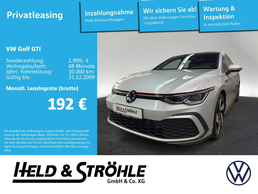 Volkswagen Golf GTI 2.0 TSI DSG IQ-LED NAV HARMAN KAM SHZ Leasing