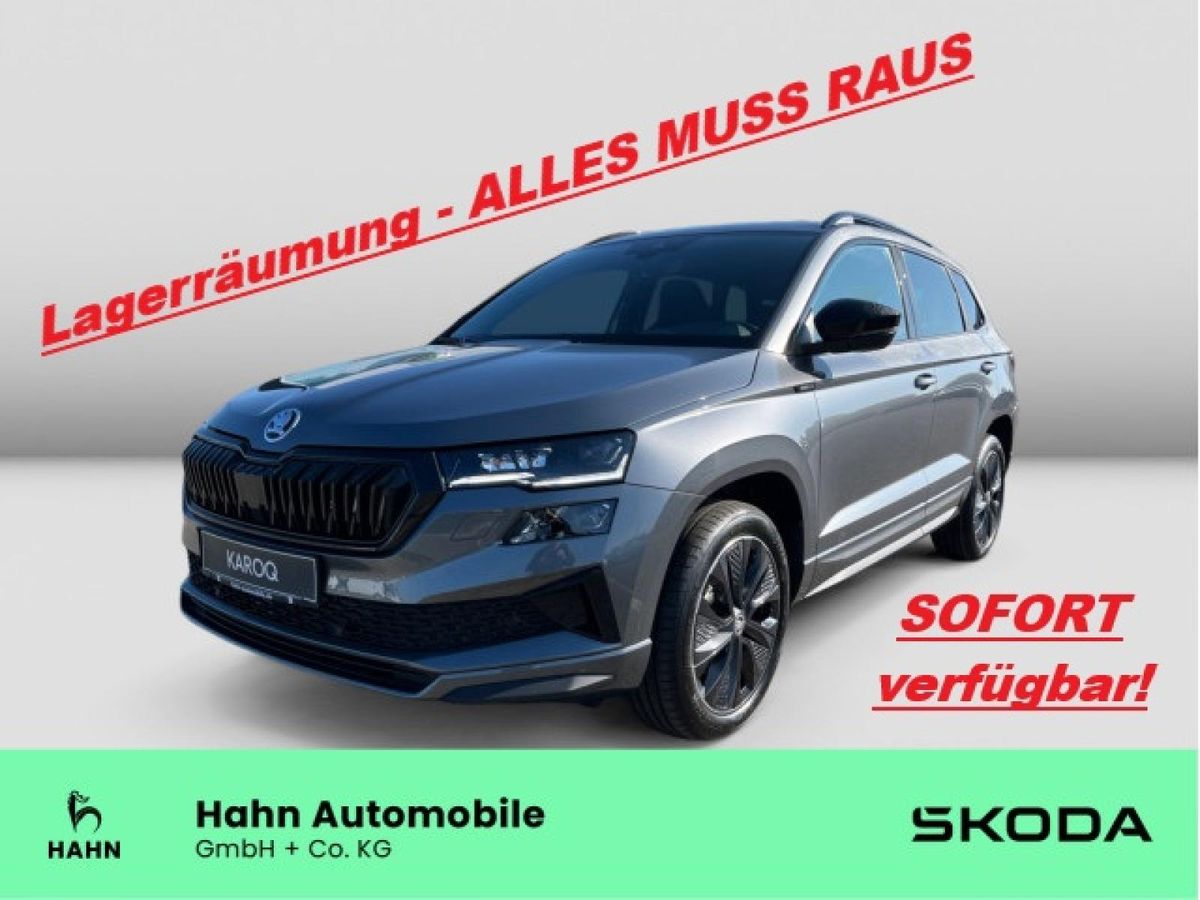 Skoda Karoq Sportline TDI DSG - SOFORT - FESTPREIS - 150PS AHK Navi Assistenz Leasing