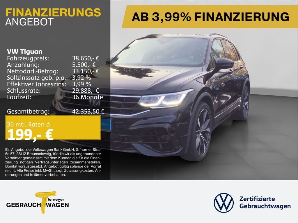 Volkswagen Tiguan R LM20 AKRAPOVIC LEDER PANO MATRIX R-PERF Leasing