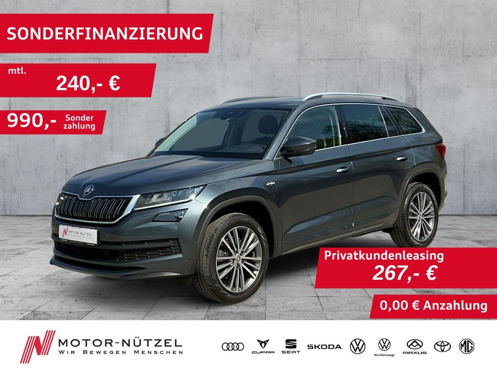 Skoda Kodiaq 2.0 TDI DSG 4x4 L&K LED+NAVI+SHZ+AHK+360° Leasing