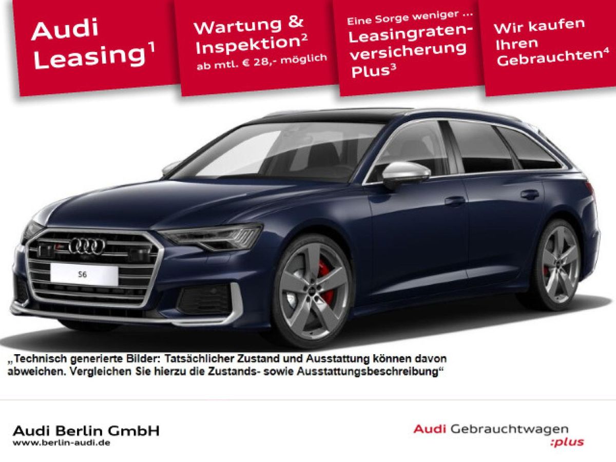 Audi S6 Avant 3.0 TDI tiptr. STDHZG 360°K HUD PANO Leasing