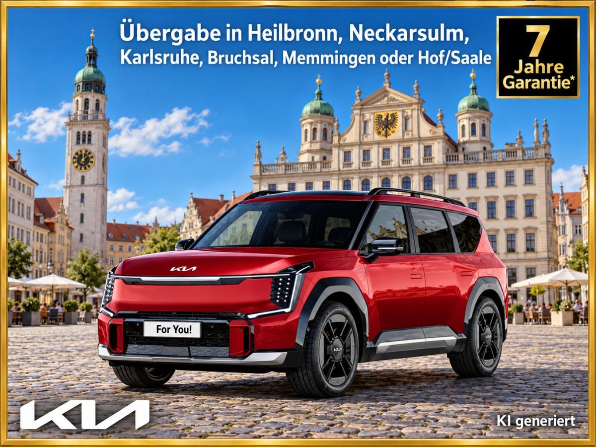 Kia EV9 GT-Line, 6-Sitze, Panorma-Dach 🚗 Sofort lieferbar❗ Leasing