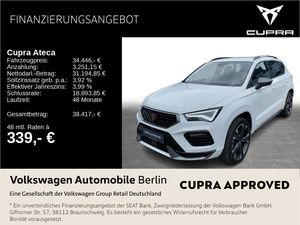 Cupra Ateca 2.0 TSI DSG 4Drive Navi LED SHZ ACC PDC