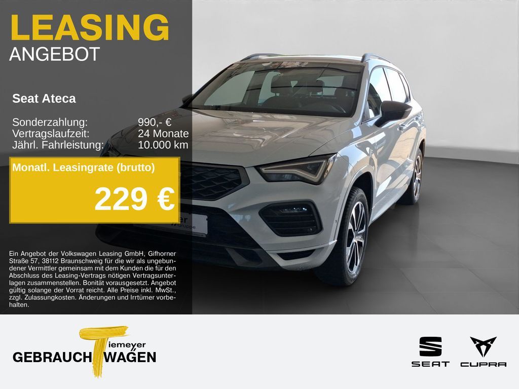 Seat Ateca 2.0 TDI DSG FR NAVI AHK ACC SITZHZ PARKLEN Leasing