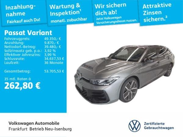 Volkswagen Passat Variant 1.5 TSI DSG eHybrid R-Line Signature Navi AHK IQ.LIGHT Harman Kardon Sprachassistent DAB+ Leasing