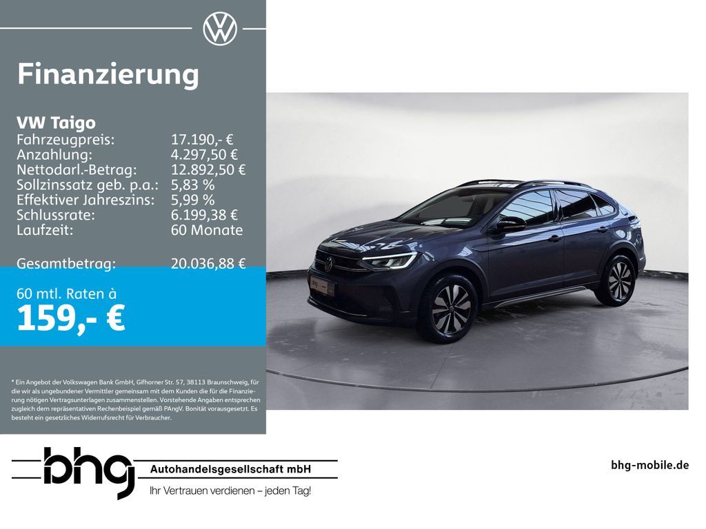 Volkswagen Taigo Life 1.0 TSI *NAVI*APP-CONNECT*LED* Leasing