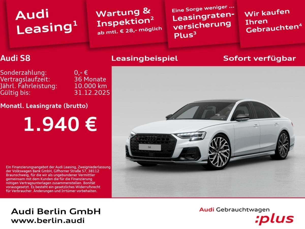 Audi S8 TFSI tiptronic Leasing