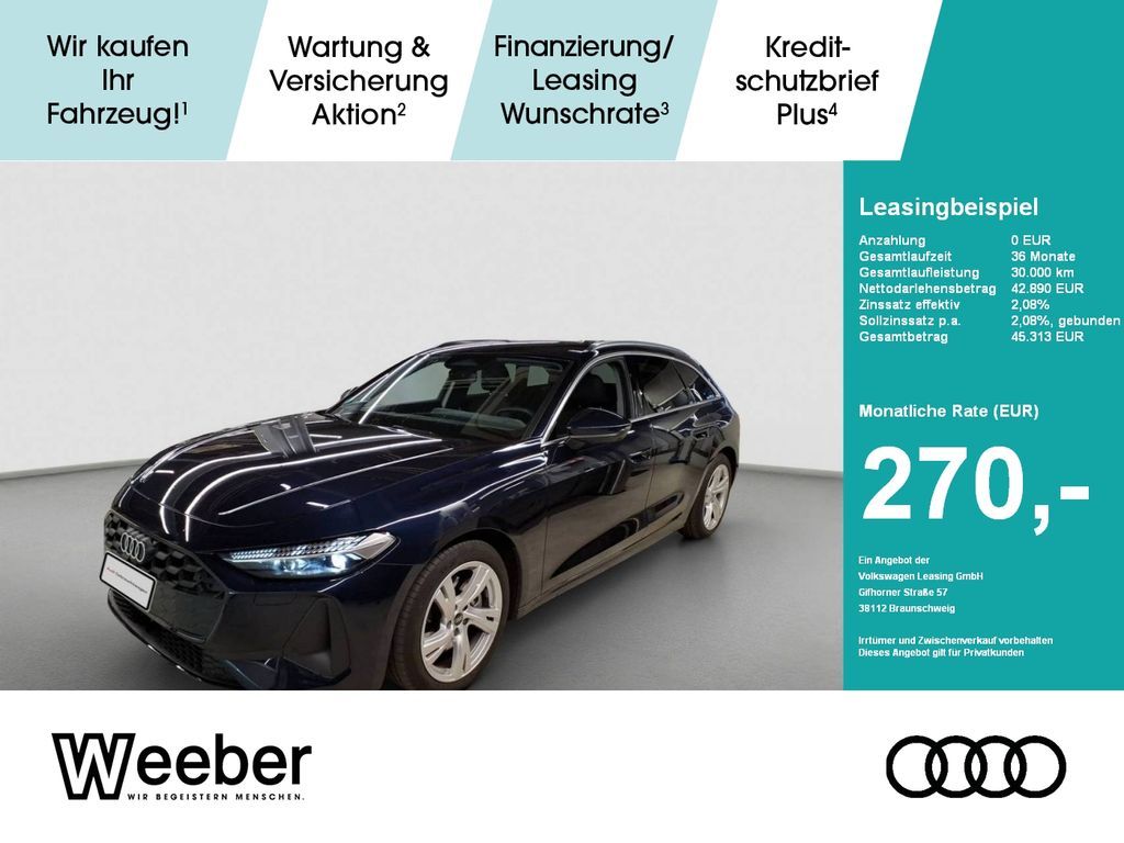 Audi A5 Avant AHK*NAVI*MATRIX*LM18*RFK*GRA*5J GAR Leasing