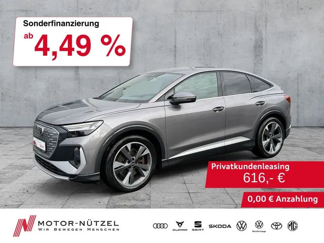 Audi Q4 Sportback 50 e-tron QU S-LINE MATRIX+NAV+WäPu