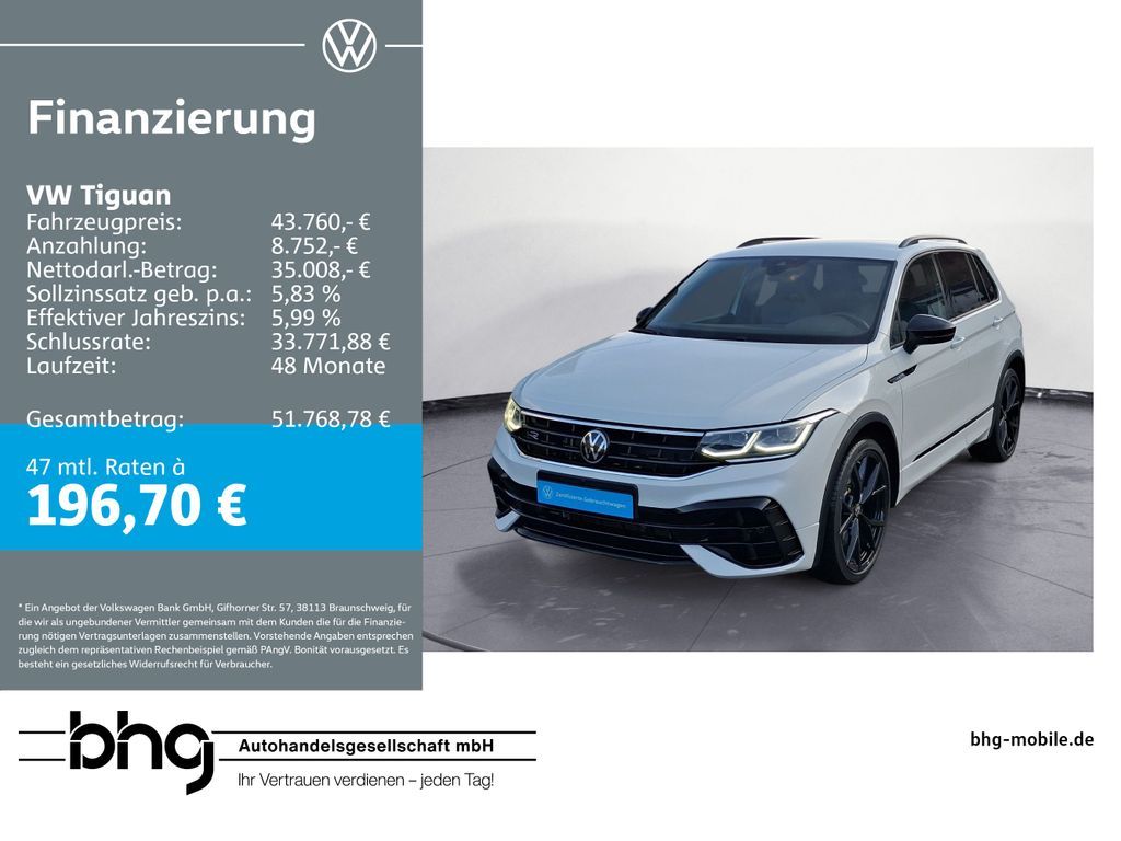Volkswagen Tiguan R 2,0 TSI OPF 4M DSG Navi Kamera Leasing