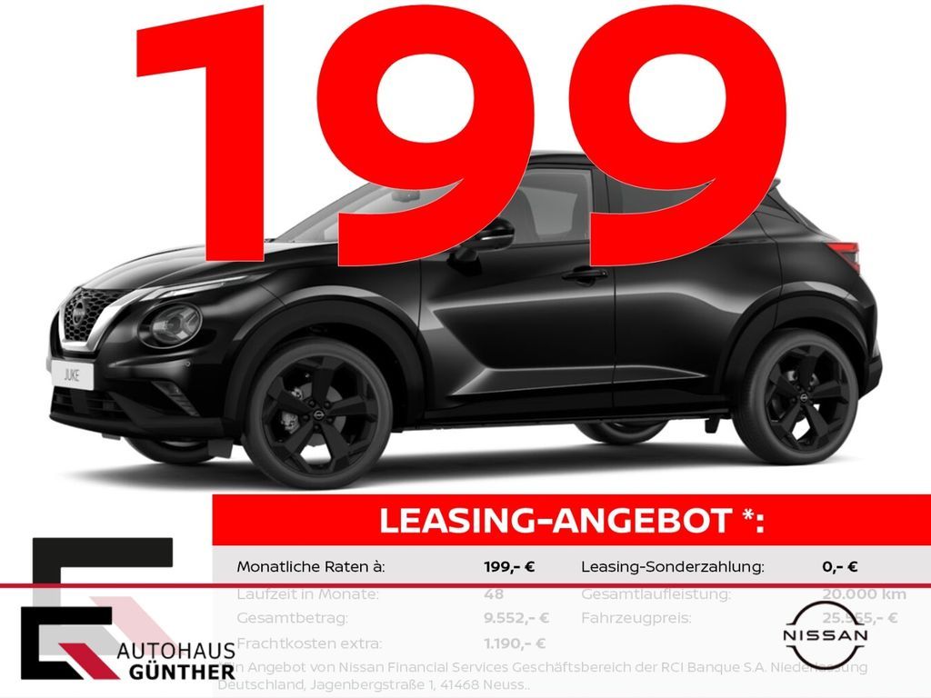 Nissan Juke TEKNA 114PS Automatik Winter /360°/Carplay Leasing