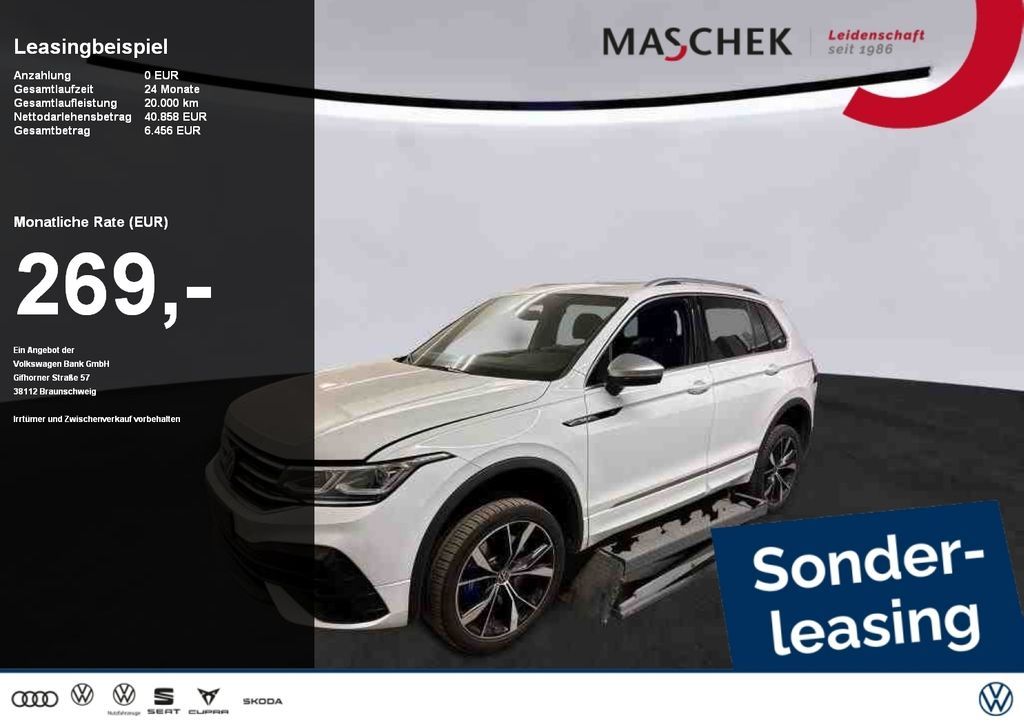 Volkswagen Tiguan R Sonderleasing Pano Leder Sitzh. RearVie Leasing