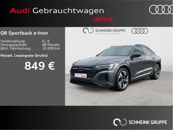 Audi Q8 Sportback e-tron 55 S line quattro HUD Matrix Leasing