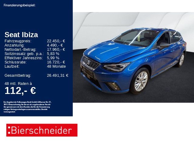 Seat Ibiza 1.0 TSI DSG Xcellence ACC LED NAVI SHZ CAM Leasing