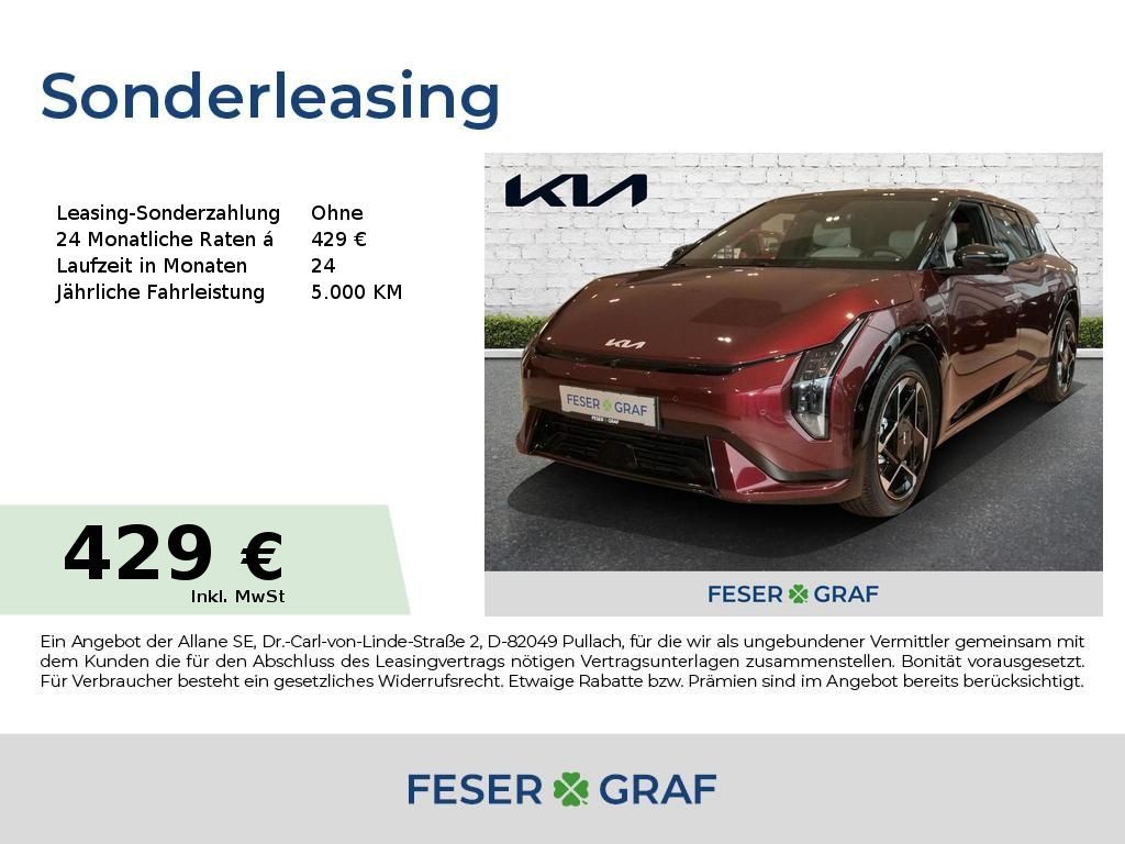 Kia EV4 81 FWD GT Line DWP COM CON Glasdach Leasing