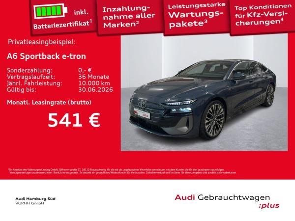 Audi A6 e-tron A6 Sportback e-tron S line LM21/TECH-PLUS/AHK Leasing