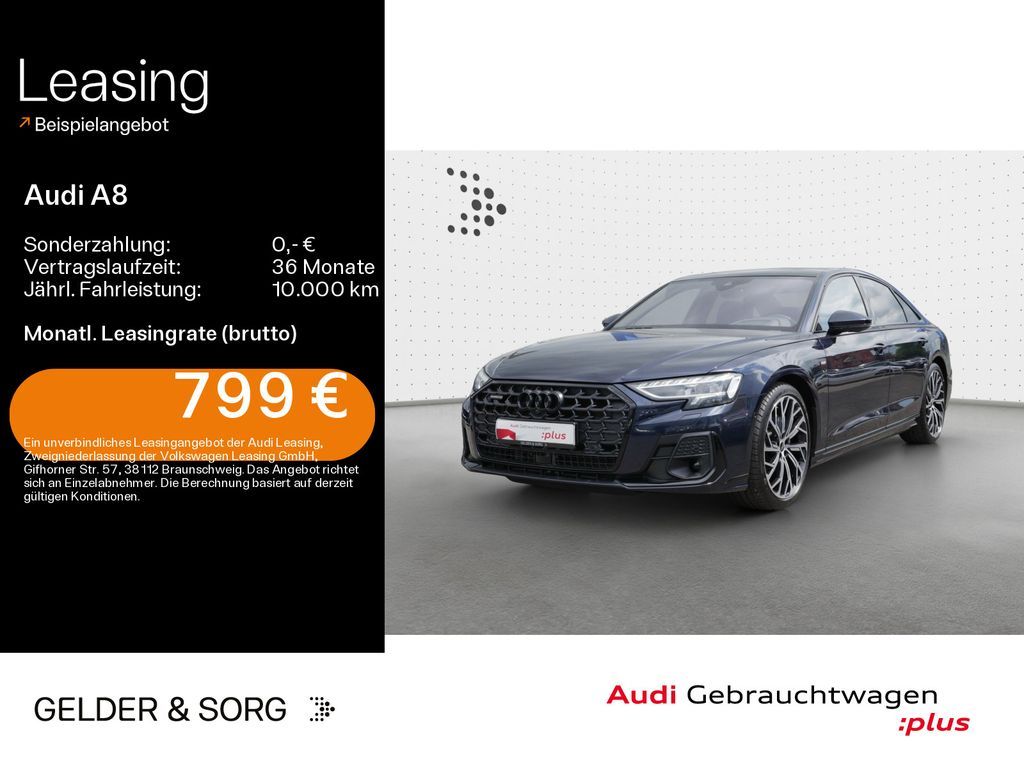 Audi A8 50 TDI quattro B&O*OptikSchwarz*HuD*Pano Leasing