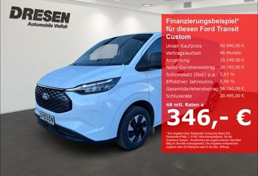 Ford E-transit-custom BEV 70kWh 160kW 320 L1 Trend 4dr Auto kaufen