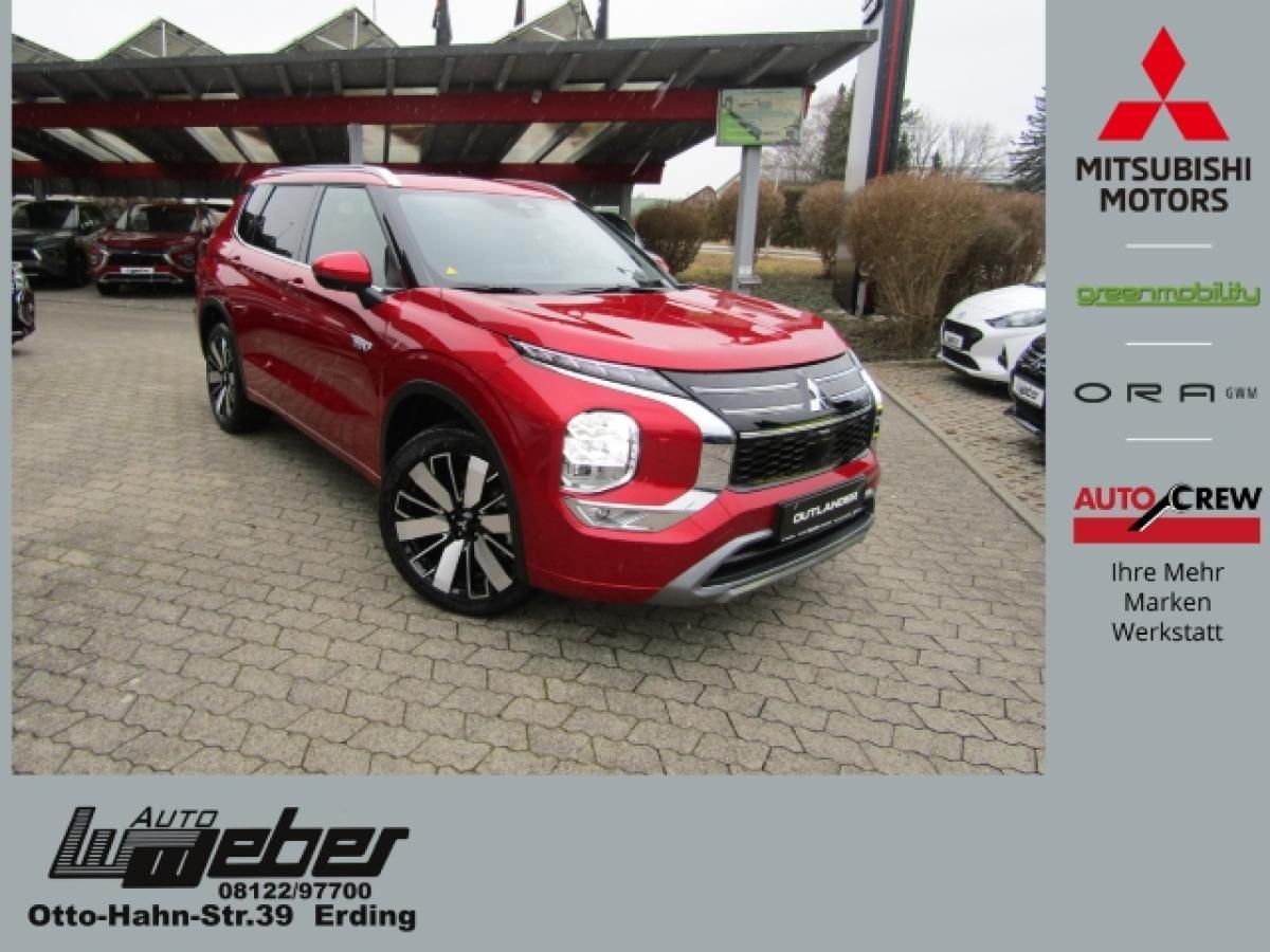 Mitsubishi Outlander Plug-in Hybrid 2.4L TOP AHK NAVI LEDER SHZ ACC PDC RFK PANORAMA Leasing
