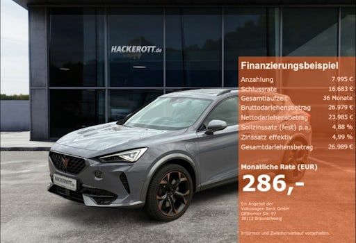 Cupra Formentor 1.4 E-HYBRID 180kW VZ DSG 5dr Kauf