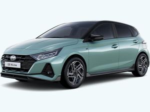 Hyundai i20 (MY25) 1.0 T-GDI (100 PS) 7-DCT 2WD N Line, Dachlackierung Leasing