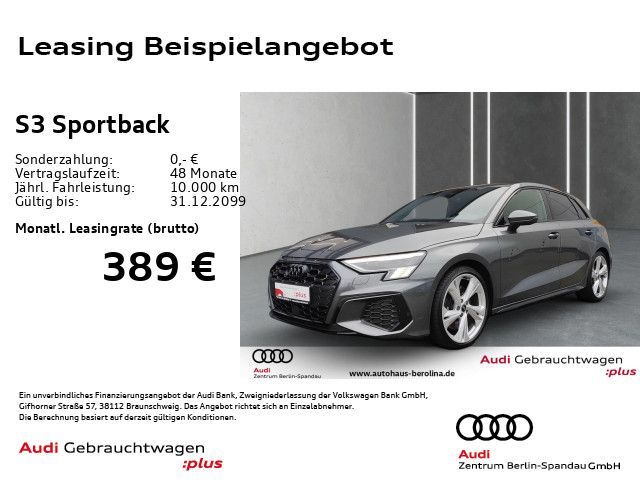 Audi S3 Sportback *MATRIX*B&O*NAV+*ACC*Opt.-Schwarz+* Leasing