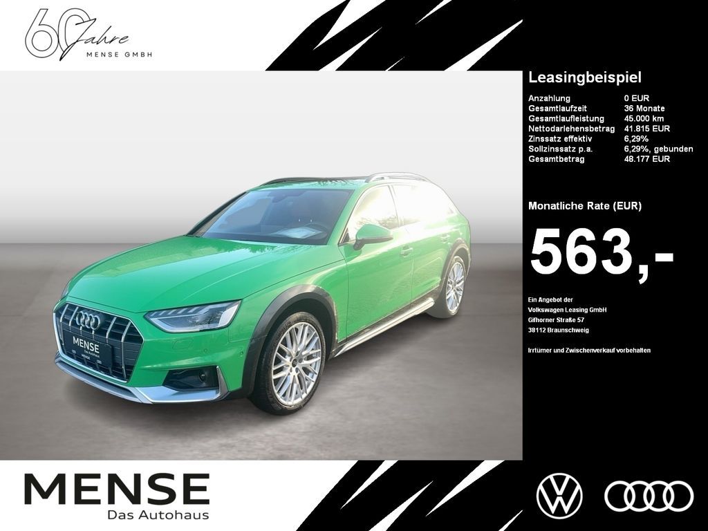 Audi A4 allroad 50 TDI quattro S tronic Matrix|HUD|SD Leasing