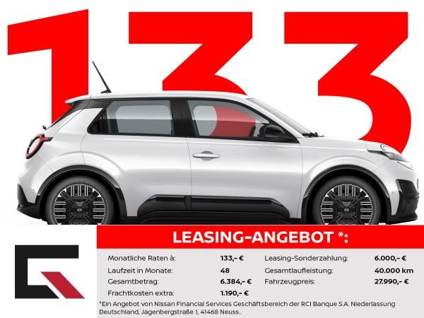 Nissan Micra 40kWh ENGAGE DriverAssist/Carplay/LED/PDC Leasing