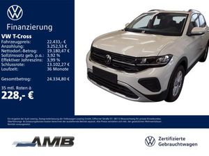 Volkswagen T-Cross Life 1.0 TSI LED/ACC/Nav/RFKam/01.31Garantie