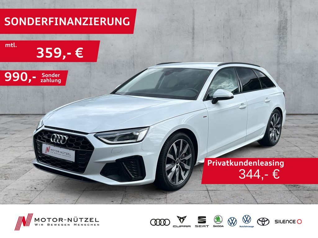 Audi A4 Avant 40 TDI QU S-LINE 5JG+LED+NAV+AHK+ACC+VC Leasing