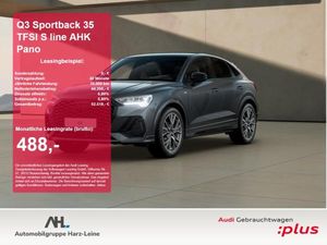 Audi Q3 Sportback 35 TFSI S line AHK Pano 2xKlima ACC