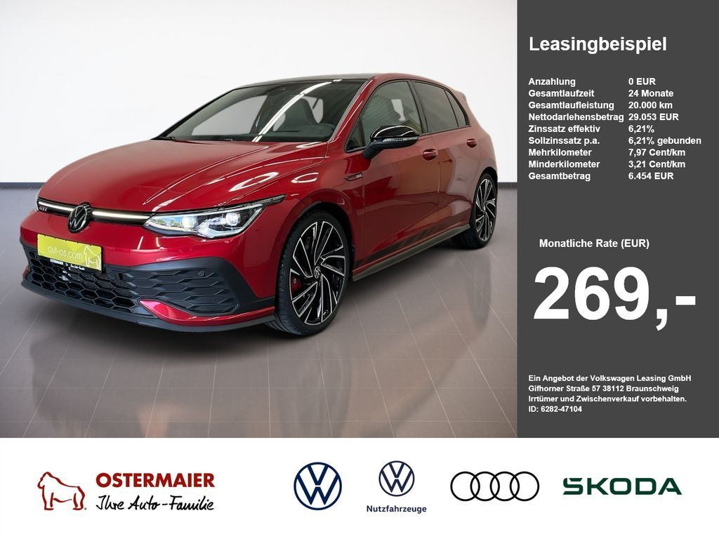Volkswagen Golf VIII GTI CLUBSPORT BLACK 300PS DSG ACC.5J-G Leasing