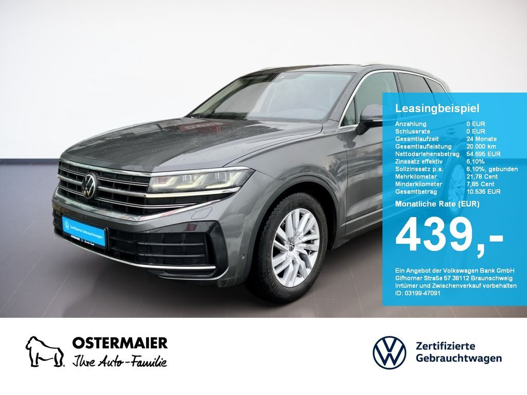 Volkswagen Touareg ELEGANCE 3.0TDI 231PS NP.91T ACC.AHK.KAM Leasing