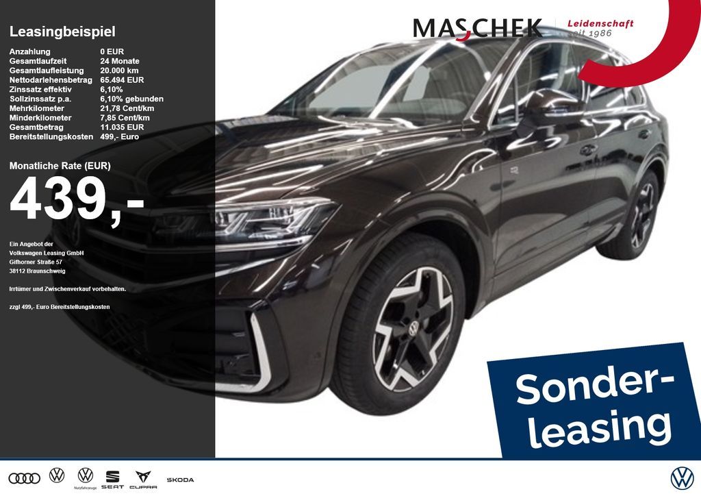 Volkswagen Touareg R-Line 3.0 TDI UPE115 AHK Pano Standh Lu Leasing