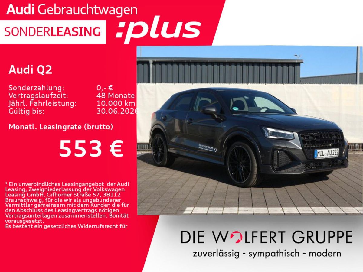 Audi Q2 S line 35 TDI S tronic*MATRIX*AHK*ACC*NAVI* Leasing