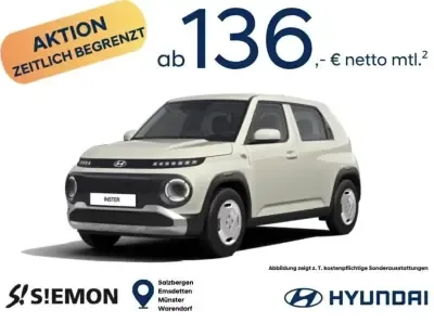 Hyundai INSTER Hyundai INSTER Select 42 kWh 97 PS Automatik Besteller Leasing