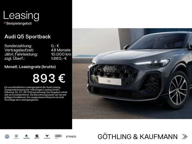 Audi Q5 Sportback e-hybrid quattro 270 k W S tronic*T