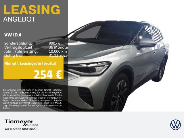 Volkswagen ID.4 PURE PANO AHK NAVI WÄRMEPUMPE Leasing