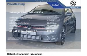 VW Polo GTI 2.0 TSI NAVI LED DAB incl. Winterräder - Leasing