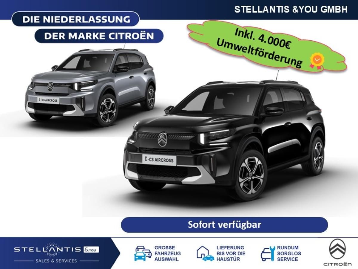 Citroën C3 Aircross MAX ELEKTRO ⚡4.000€ E-FÖRDERPRÄMIE ALS ANZAHLUNG Leasing