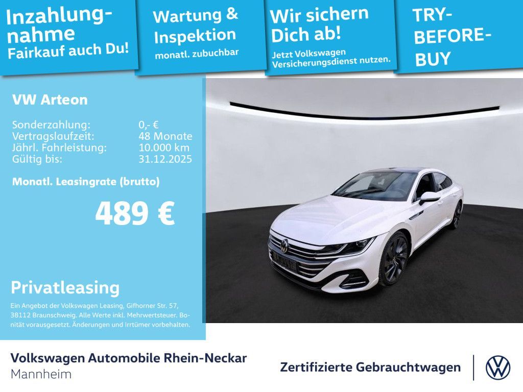 Volkswagen Arteon 2.0 TSI R-Line DSG Navi Pano Kamera uvm Leasing