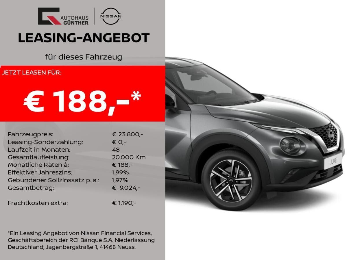 Nissan Juke N-CONNECTA DCT-Automatik Winter/Carplay/RFK Leasing