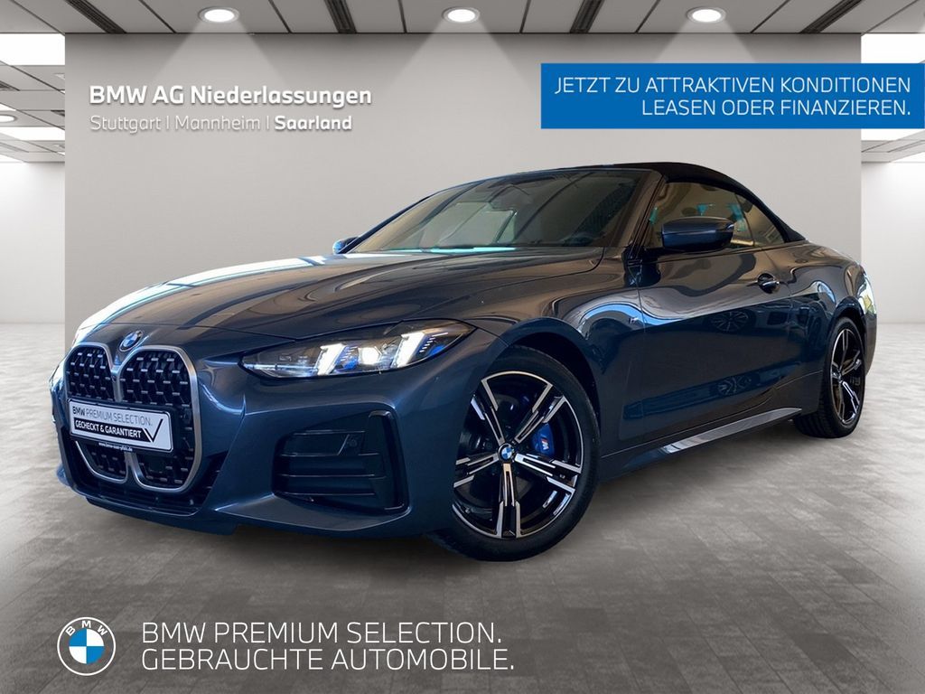 BMW 430d Cabrio M Sport Standheizung Harman/K LED Leasing