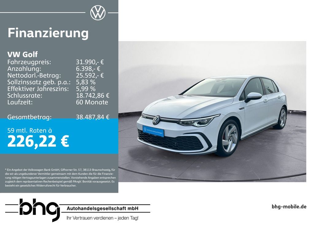 Volkswagen Golf GTD DSG Business Premium ACC Navi beh.Lenkr Leasing