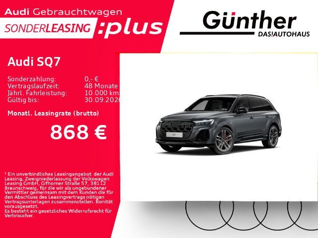 Audi SQ7 +WINTERRÄDER+7 SITZER+AHK+360 KAMERA+PANORAM Leasing