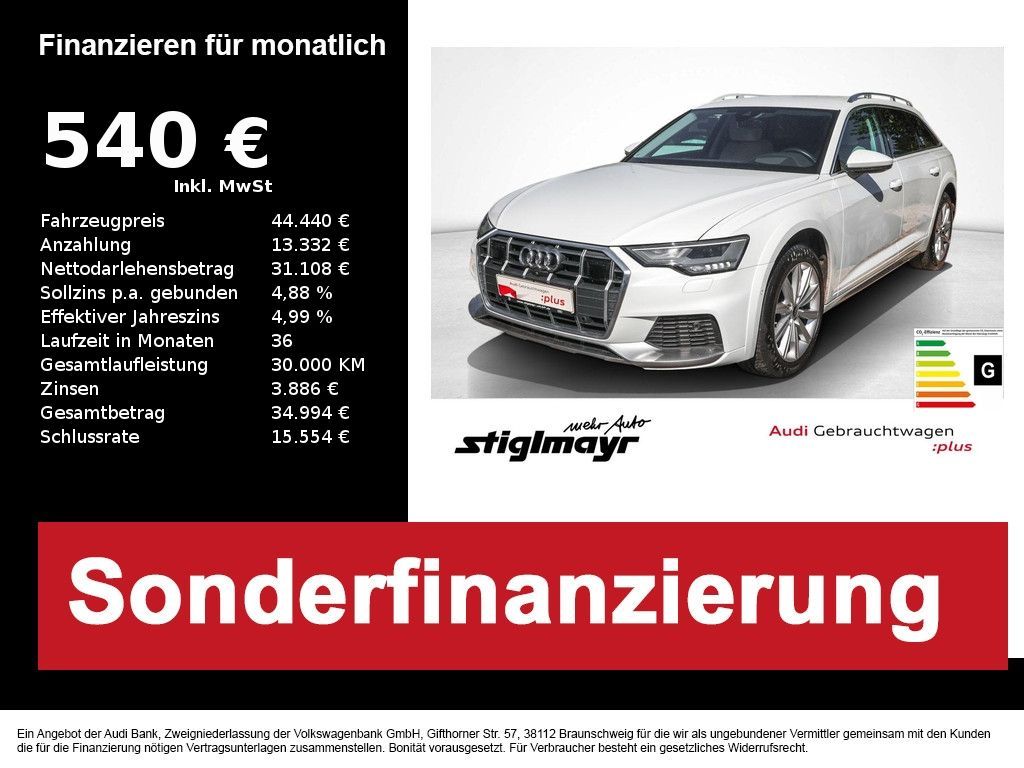Audi A6 Allroad 45 TDI quattro AHK+Head-Up+Alu-19`+VC Leasing