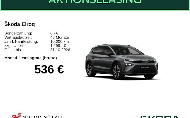 Skoda Elroq 85 Sportline 5dr Auto kaufen
